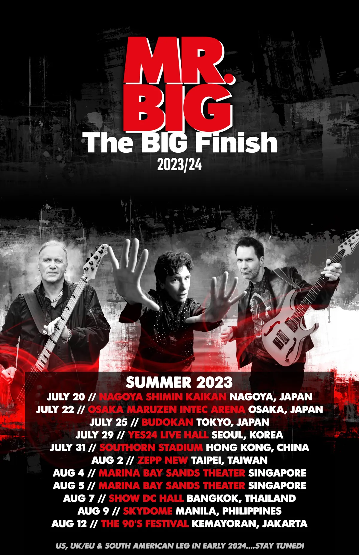 良席】MR.BIG 名古屋公演 2023/7/20 日本特殊陶業市民会館 フォレスト 