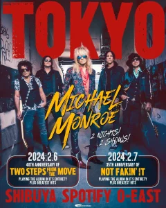 Michael Monroe Japan Tour 2024 Tokyo