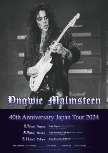 Yngwie Malmsteen 40th Anniversary Japan Tour 2024