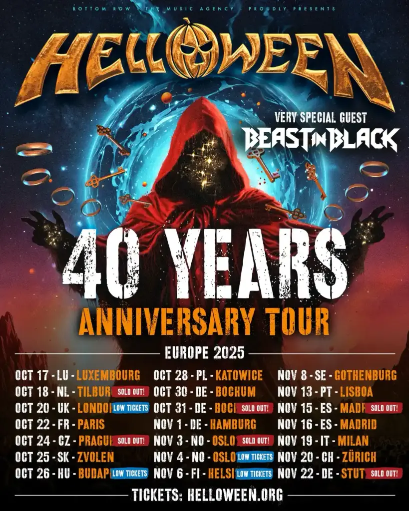 Helloween - 40 Years Anniversary Tour Europe 2025