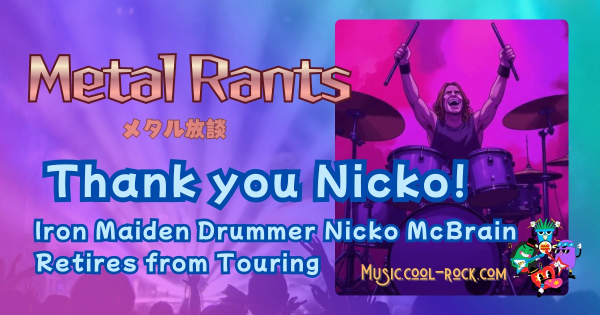 Iron Maiden Drummer Nicko McBrain Retires from Touring