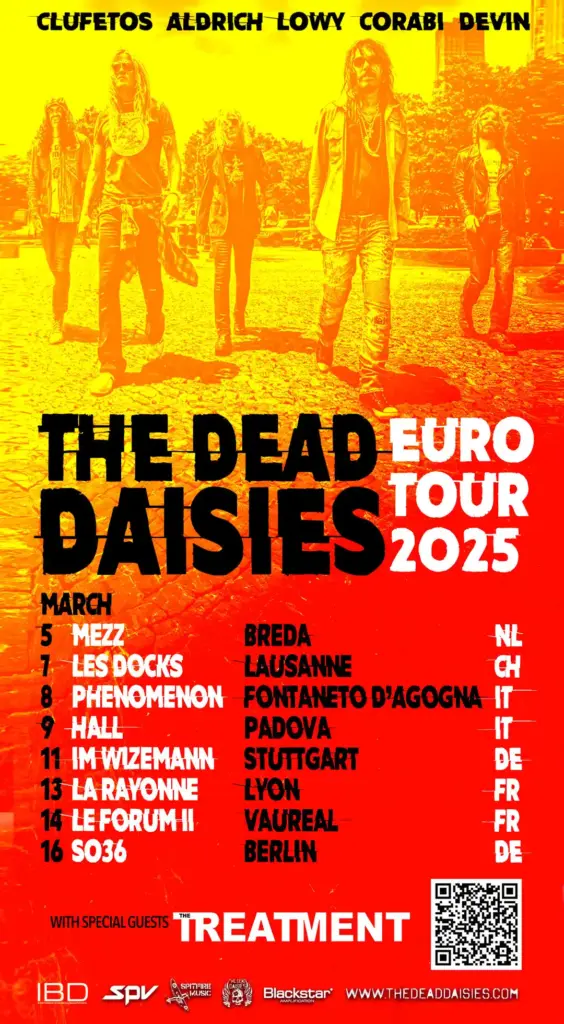 The Dead Daisies - EURO Tour 2025