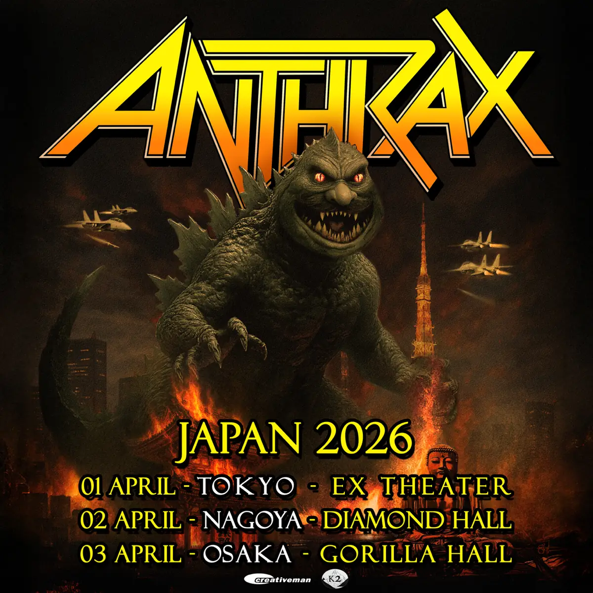 Anthrax - Japan 2026