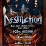 Destruction - East Asia Thrash Attack 2026 JAPAN