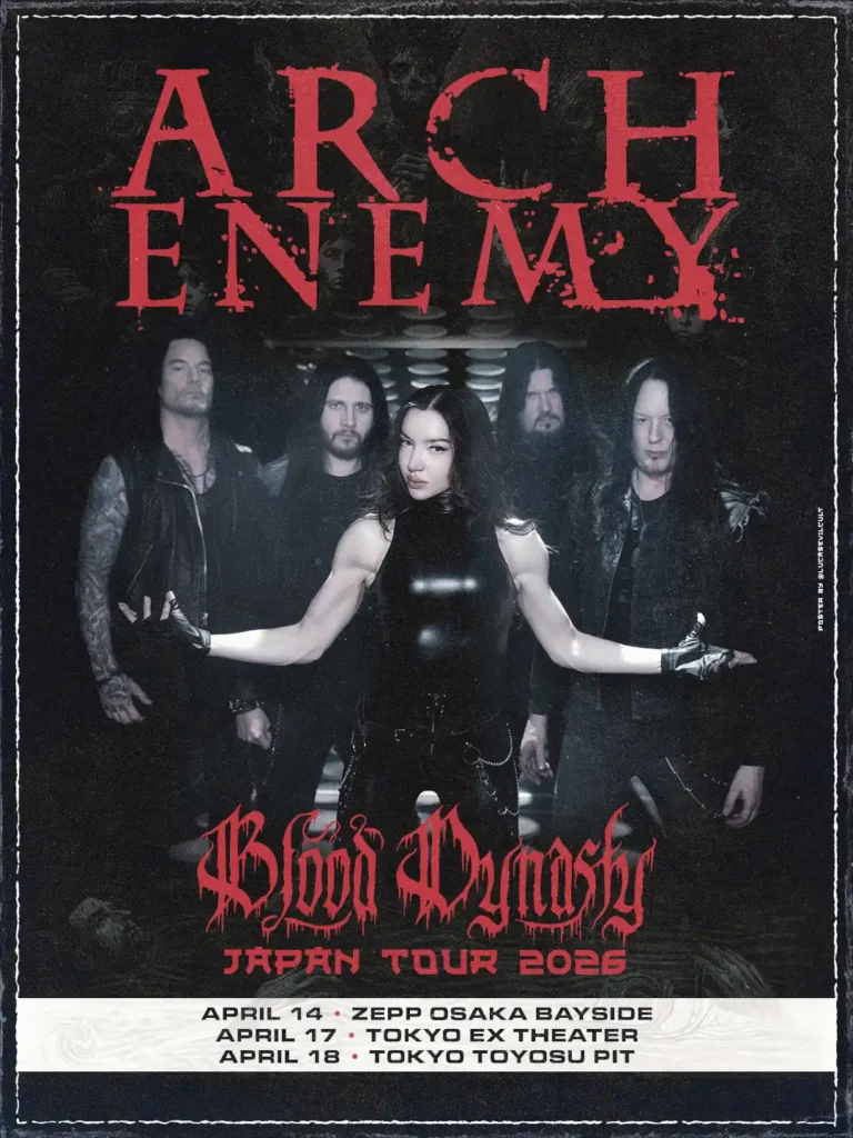 2026: ARCH ENEMY – BLOOD DYNASTY JAPAN TOUR