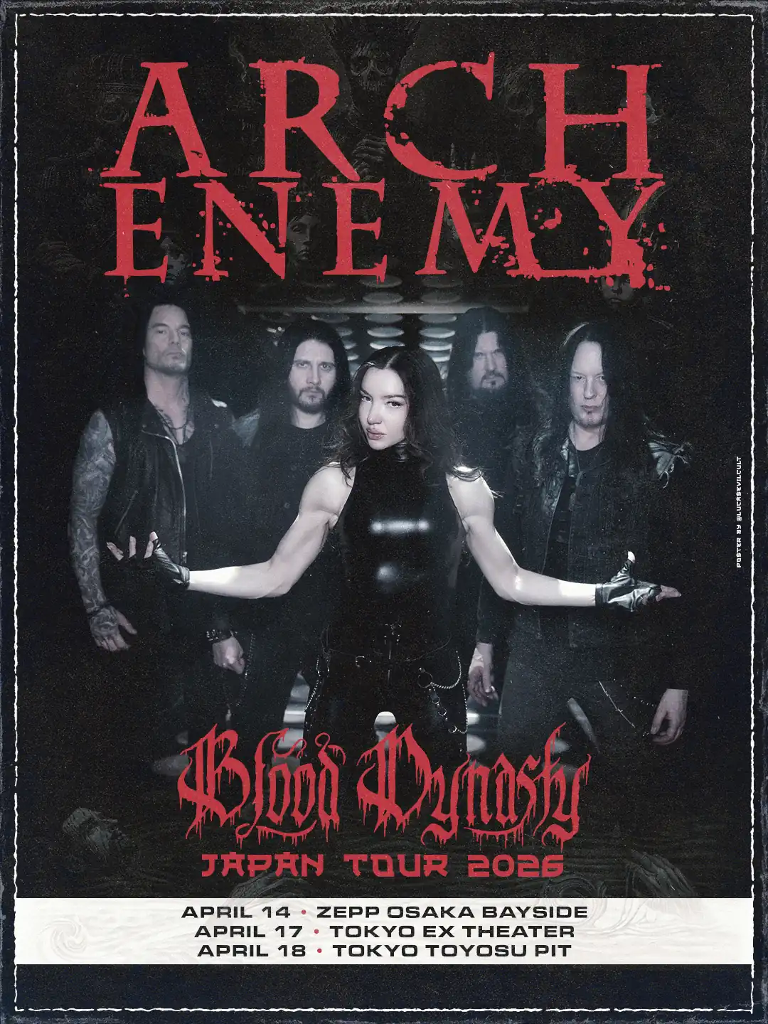 2026: ARCH ENEMY – BLOOD DYNASTY JAPAN TOUR